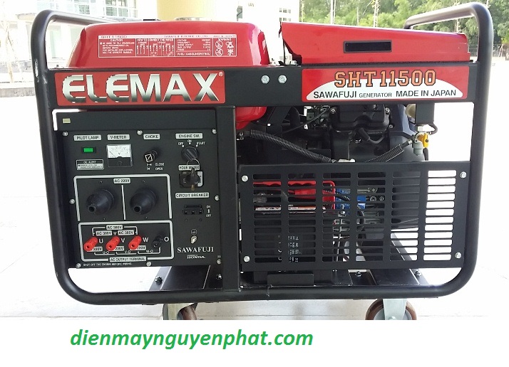 Máy phát điện ELEMAX (SHT11500 - 10.5KVA) - chạy xăng